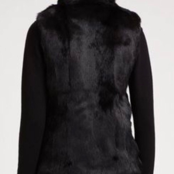 Michael Kors Real Rabbit Fur Vest - RARE Women Fitted Coat Size Medium - Picture 2 of 14
